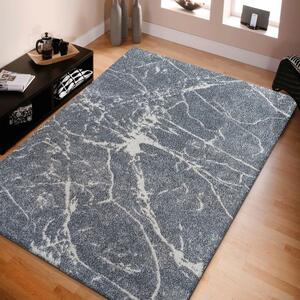Makro Abra Moderní kusový koberec VISTA 07 Abstraktní šedý Rozměr: 80x150 cm