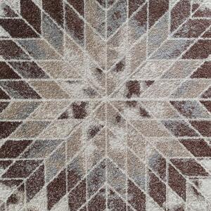 Makro Abra Kulatý moderní koberec Panamero 10 hnědý Rozměr: průměr 100 cm