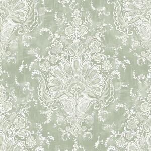 Zámecká vliesová tapeta na zeď, zelená, šedá, 130105, Laura Ashley 4