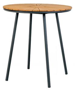 Zahradní odkládací stolek Cleveland, teak/kov, Ø70×74 cm – House Nordic