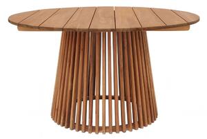 Zahradní stůl Lorca, kulatý, teakové dřevo, přírodní, Ø120×75 cm – House Nordic