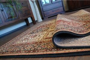 Agnella vlněný koberec Isfahan Timor černý Rozměr: 133x180 cm