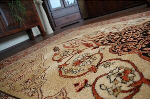 Vlněný kusový koberec Agnella Isfahan Leyla Jantarový Rozměr: 200x300 cm