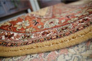 Vlněný kusový koberec Agnella Isfahan Leyla Jantarový Rozměr: 160x240 cm