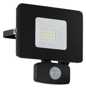 Eglo 97461 FAEDO 3 - Nástěnné světlo IP44 v černé barvě se senzorem 20W (Venkovní LED reflektor)