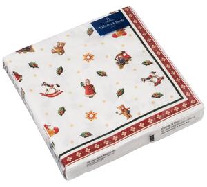 Villeroy&Boch Winter Specials Toys ubrousky na oběd, rozptýlené motivy, 20 ks, 330 × 330 mm