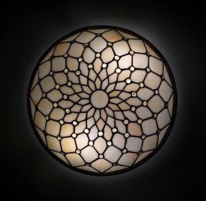 BRILAGI - Tiffany vitrážové stropní svítidlo IVORY 2xE27/60W/230V pr. 40 cm