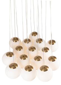 Brilagi - Lustr na lanku GLOBE 15xE14/15W/230V bílá