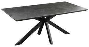JÍDELNÍ STŮL, černá, tmavě šedá, 180/76/90 cm MID.YOU, Online Only