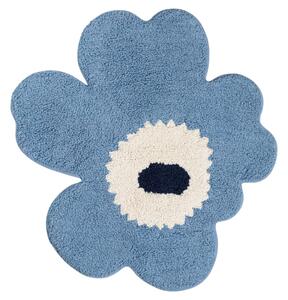 Marimekko Koupelnová předložka Unikko 73x74, modrá