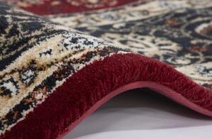 Kusový koberec vlněný Agnella Diamond Damore Bordó Červený Rozměr: 200x300 cm