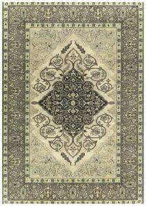 Klasický vlněný koberec Agnella Isfahan Leyla Alabaster šedý krémový Rozměr: 400x500 cm