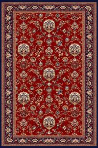 Klasický kusový koberec Agnella Adel Crave Bordo červený Rozměr: 133x195 cm