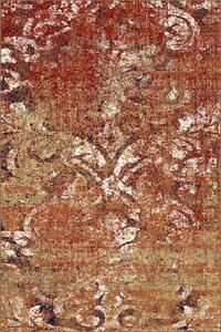 Moderní kusový koberec Agnella Adel Libre Muszkat Abstraktní béžový červený Rozměr: 300x400 cm