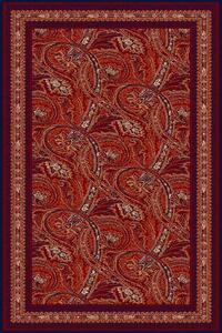 Klasický kusový koberec Agnella Adel Leaflike Bordo červený Rozměr: 133x195 cm