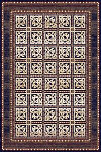 Klasický kusový koberec Agnella Adel Plekti Granat modrý Rozměr: 300x400 cm