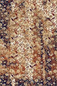 Moderní kusový koberec Agnella Adel Raj Toffi Květy béžový Rozměr: 170x240 cm