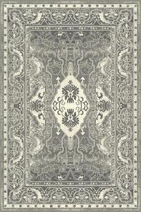 Kusový koberec vlněný Agnella Agnus Rosori šedý Rozměr: 200x300 cm