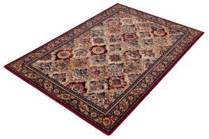 Kusový koberec vlněný Agnella Isfahan Forenza Bordó Červený Rozměr: 133x180 cm