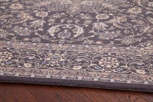 Kusový koberec vlněný Agnella Diamond Damore Antracit Šedý Rozměr: 170x240 cm