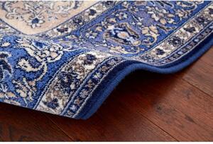 Běhoun vlněný Agnella Isfahan Leyla Granat modrý Šíře: 70 cm