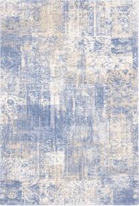 Kusový koberec vlněný Agnella Diamond Eddie Blekit Modrý Rozměr: 160x240 cm