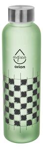 Zelená skleněná lahev 600 ml Šachovnice – Orion