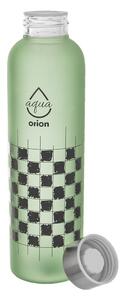 Zelená skleněná lahev 600 ml Šachovnice – Orion