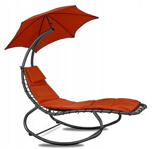 Lehátko kovové Linder Exclusiv MC4356 oranžové