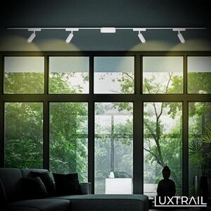Startovací sada lištový systém BRILONER 200cm 2x 48V lišta 4 LED spoty s trafem bílá 8025046