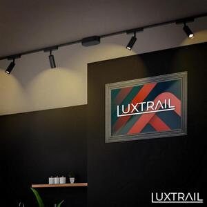 Startovací sada lištový systém BRILONER 200cm 2x 48V lišta 4 LED spoty s trafem černá 8025045