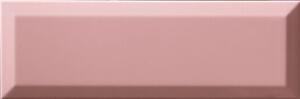 Obklad Ribesalbes Chic Colors rosa bisel 10x30 cm lesk CHICC1468