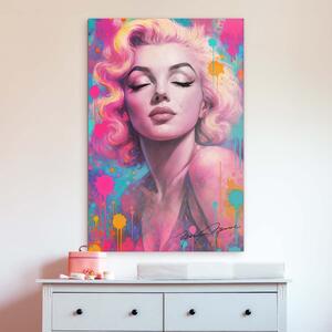 DUBLEZ | Pop art obraz do obýváku - Marilyn Monroe | UV tisk, Premium