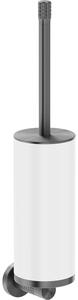 Mexen Triv, závěsný WC kartáč, bílý/grafitový, 430x85mm, 70A33071-66W