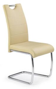 Melza - Jídelní židle (béžová, stříbrná) - béžová/stříbrná
