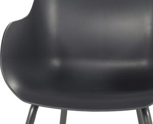 Sophie Rondo jídelní židle Hartman s alu podnoží Sophie - barva židle: Carbon Black