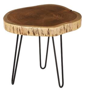 Odkládací stolek s deskou z akácie 46x48 cm Nandri – Premier Housewares