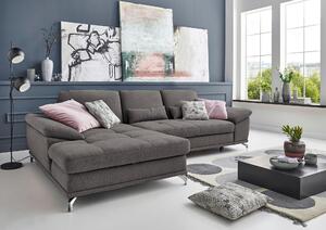 ROHOVÁ SEDAČKA, textil, šedá Sit & More - Sedací soupravy, Online Only