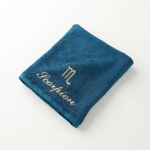 Koupelový textil s výšivkou astrologického znamení, bavlna 420g/m2 štír ručník 50x100 cm+žínka