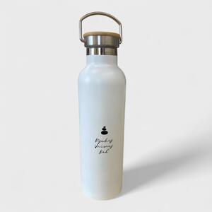 Gadeo Nerezová termoska a lahev 750ml Dýchej, Vnímej, Buď!