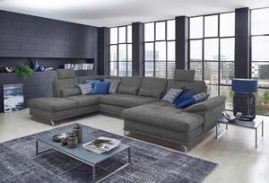SEDACÍ SOUPRAVA, textil, šedá Sit & More - Sedací soupravy, Online Only