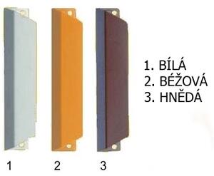 Plastové shrnovací dveře PETROMILA odstín TMAVÝ OŘECH ROZMĚR: 62x200cm