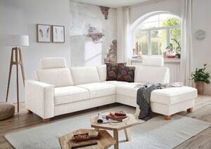 ROHOVÁ SEDAČKA, textil, krémová Sit & More - Sedací soupravy, Online Only