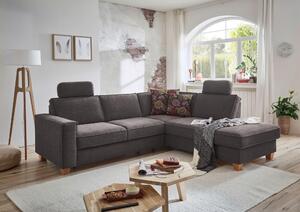 ROHOVÁ SEDAČKA, textil, tmavě šedá Sit & More - Sedací soupravy, Online Only