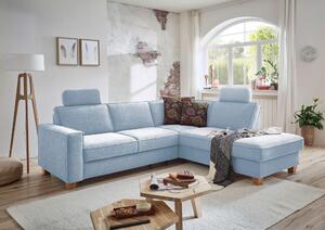 ROHOVÁ SEDAČKA, textil, světle modrá Sit & More - Sedací soupravy, Online Only