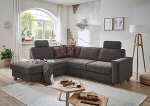 ROHOVÁ SEDAČKA, textil, tmavě šedá Sit & More - Sedací soupravy, Online Only