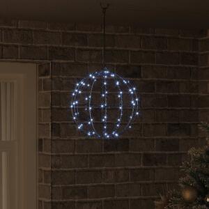VidaXL Koule 30 x 30 x 32 cm Kov 96 LED [42019113] Barva: Studená bílá