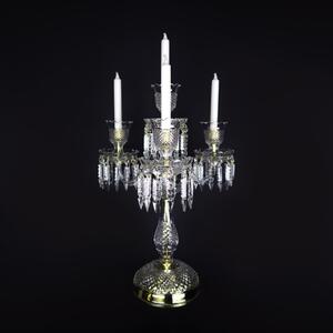 Luxusní křišťálový svícen 3+1 Bohemian Baccarat
