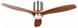 Stropní ventilátor se světlem PIAYE s dálkovým ovládáním LED Hnědá