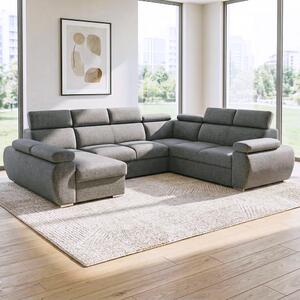 Sedací souprava BASTON | 170x325x260 cm | rozkládací + 2x úložný prostor | VÝBĚR TKANIN